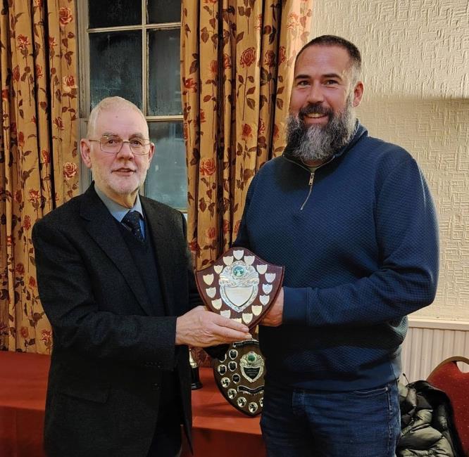Nigel with Craig Jones (dad of Iestyn)